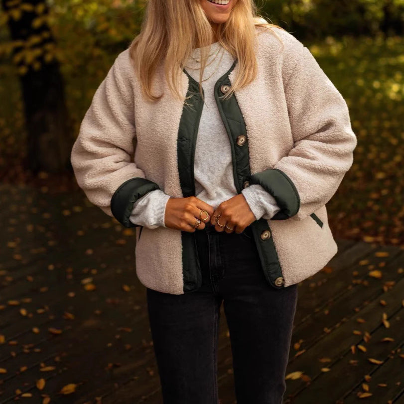Damen Kuschelige und stylische Fleecejacke Heidi-Mode