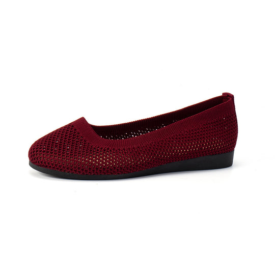 Damen bequeme Slipper aus atmungsaktivem Netzmaterial mit rutschfester Sohle Heidi-Mode