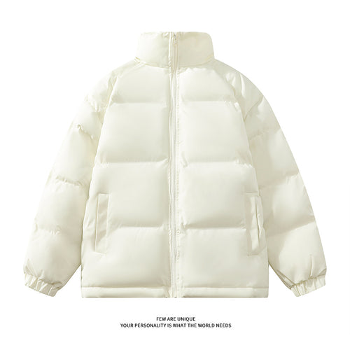 Herren warm gefütterte Winterjacke mit hohem Kragen und praktischem Reißverschluss Heidi-Mode
