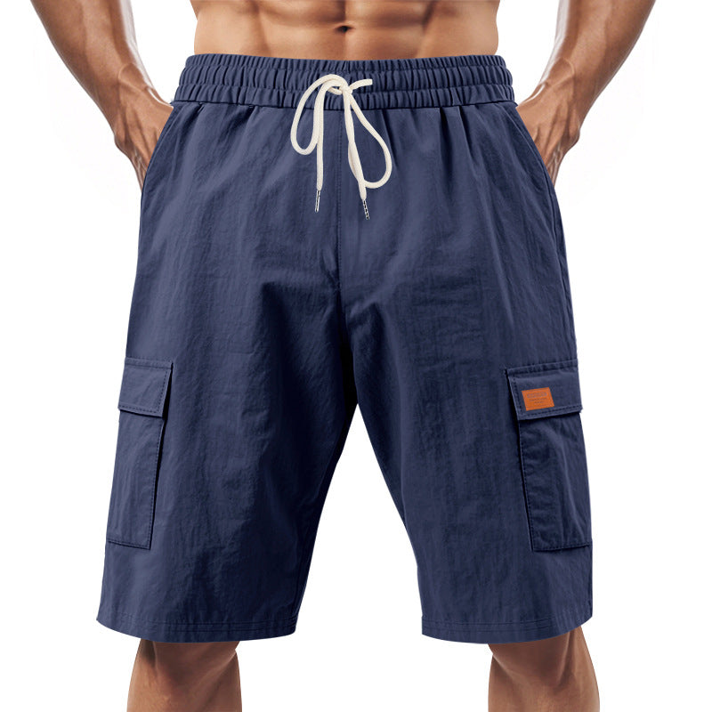 Herren Cargo-Shorts mit vielseitigen Taschen und elastischem Bund Heidi-Mode