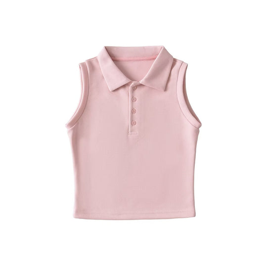 Damen Polo-Top ohne Ärmel mit feuchtigkeitsregulierender Funktion Heidi-Mode