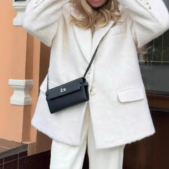 Damen Modischer Oversized-Blazer mit luxuriösem Futter Heidi-Mode