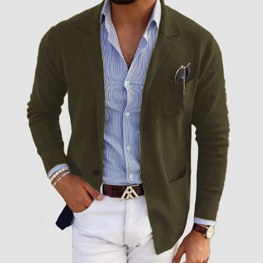 Herren eleganter Strickblazer Heidi-Mode