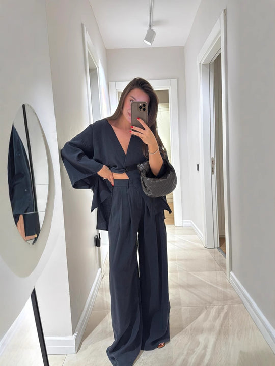 Damen lässige und zeitlose Überwurfjacke Heidi-Mode