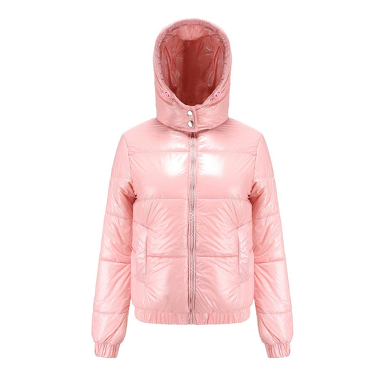 Glänzende Wasserabweisende Thermo Komfort Winterjacke Damen | Heidi-Mode