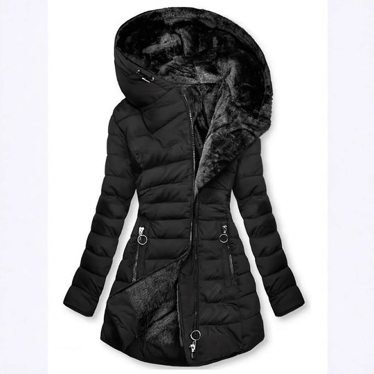 Damen Langzeit-Winterjacke mit weichem Innenfutter Heidi-Mode