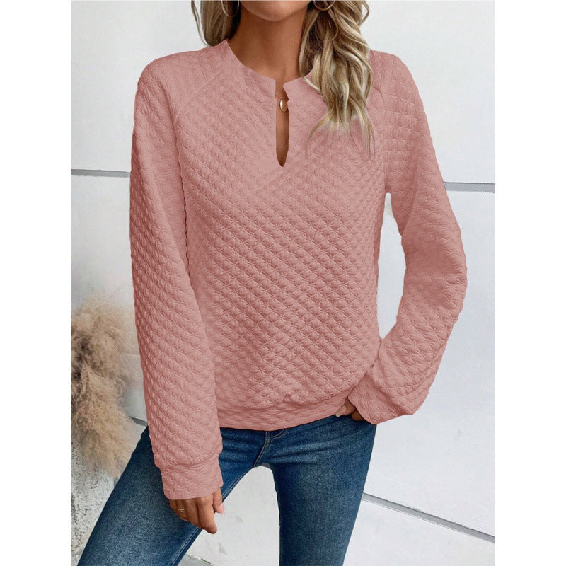 Damen Quilted Pullover Heidi-Mode