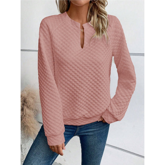 Damen Quilted Pullover Heidi-Mode