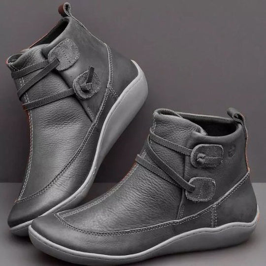 Damen Halbleisten-Stiefel Heidi-Mode