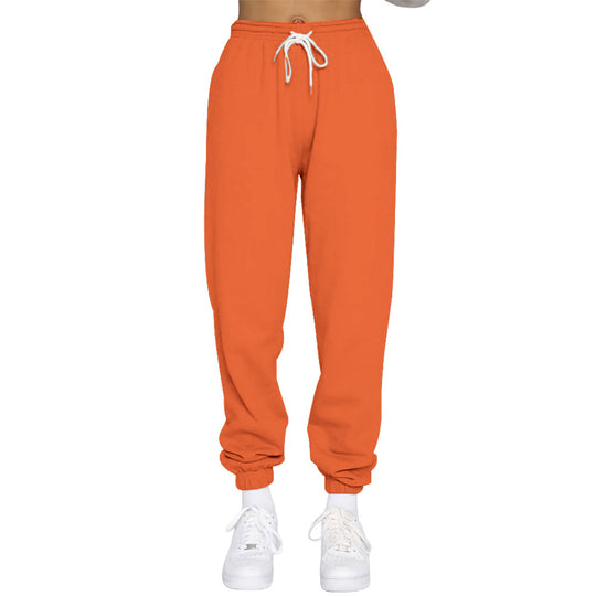 Damen Komfortable Jogginghose mit verstellbarem Bund und elastischen Bündchen Heidi-Mode