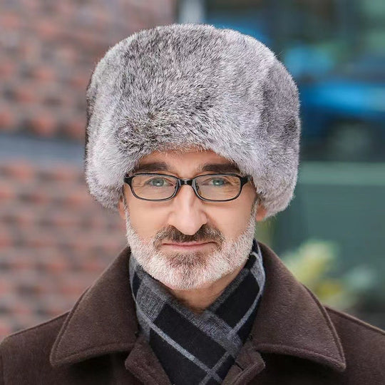 Herren Fellmütze mit Ohrenschutz Heidi-Mode