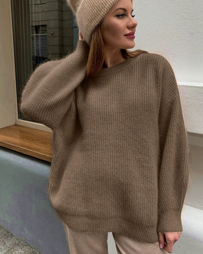 Damen Oversized Pullover aus hochwertigem Strick Heidi-Mode