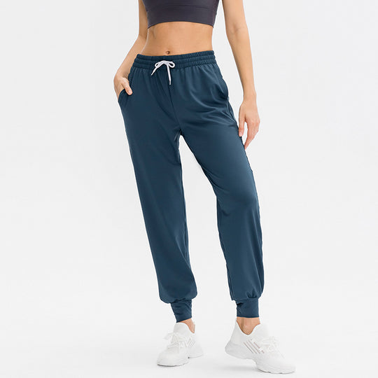 Damen Sportliche Jogginghose mit elastischem Bund und praktischen Taschen Heidi-Mode