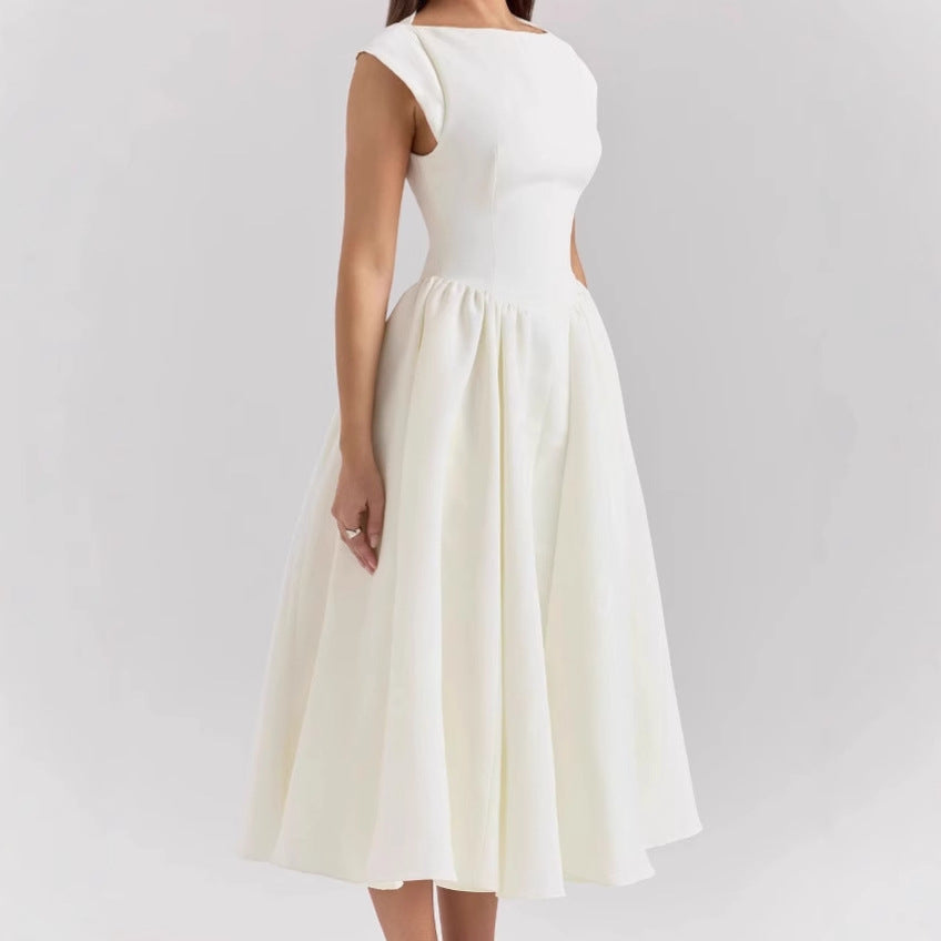 Damen Elegantes Ballkleid mit Tüllrock und Rückenreißverschluss Heidi-Mode