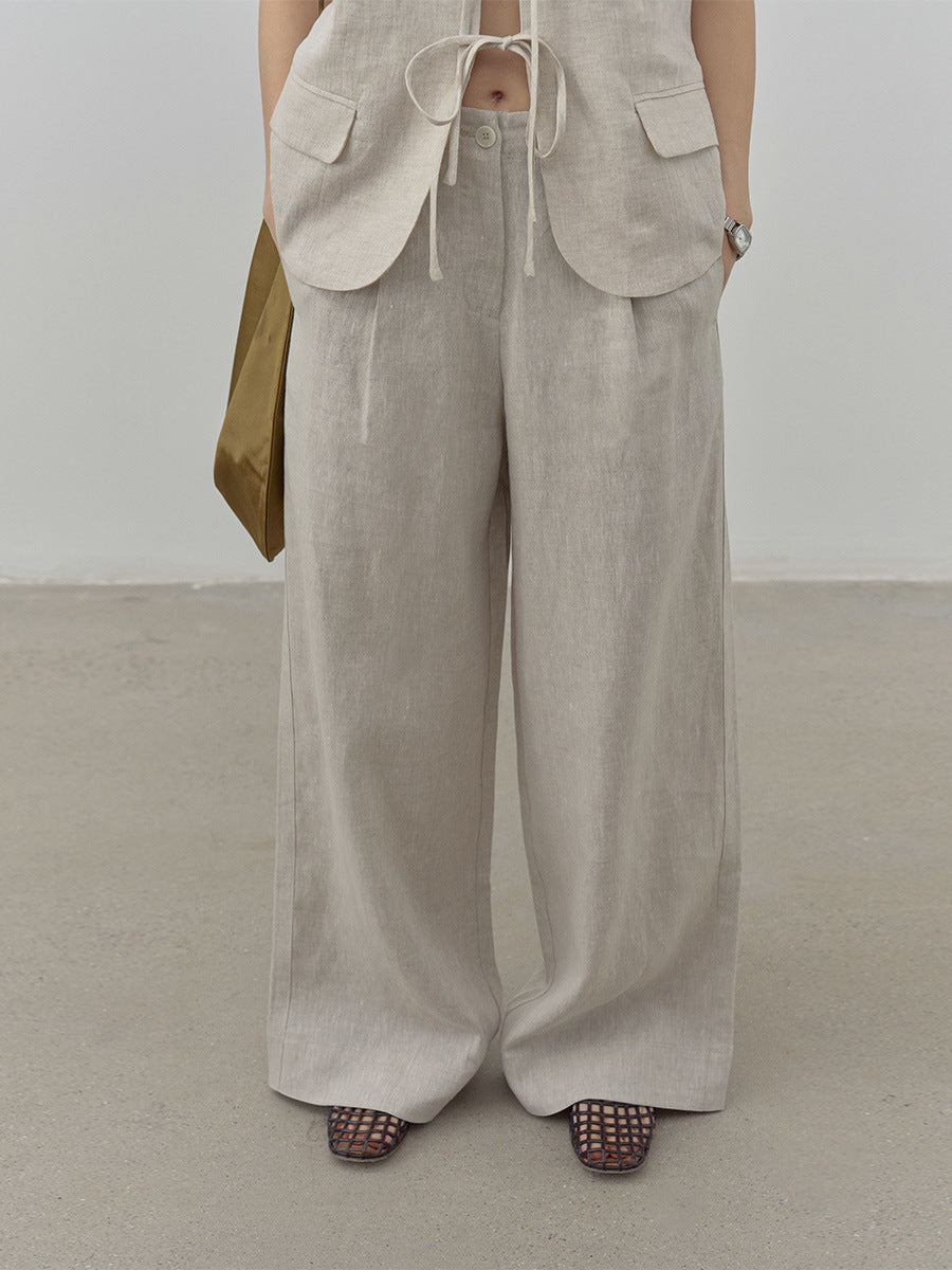 Damen weite Dress Pants im eleganten Stil Heidi-Mode