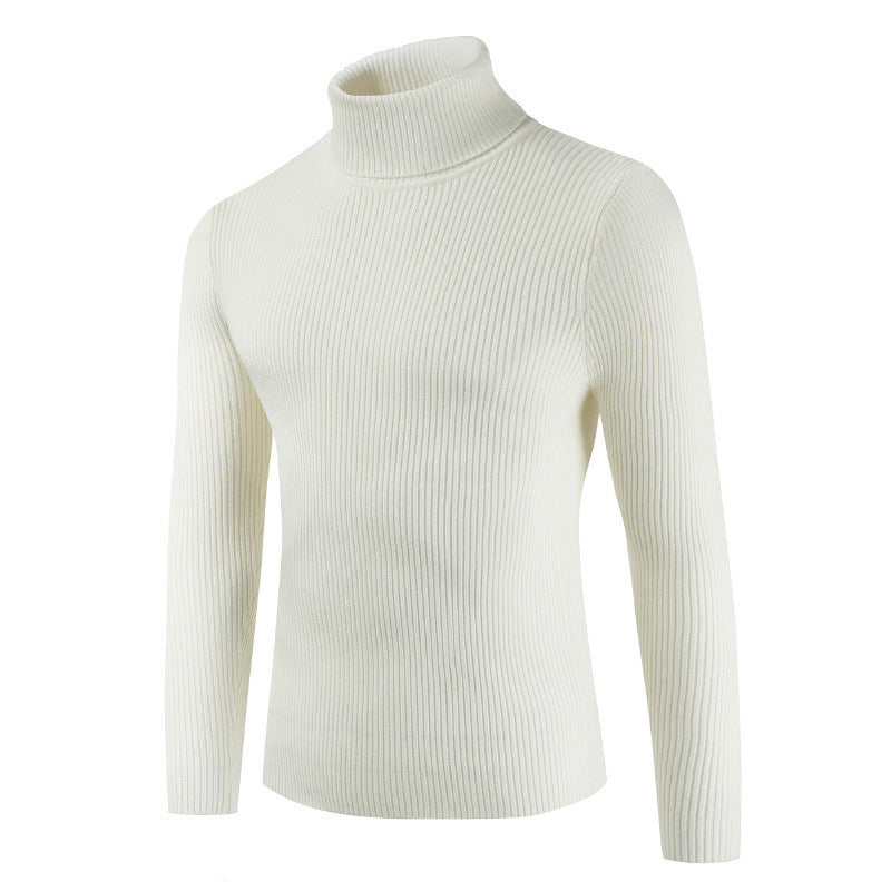 Damen Rollkragenpullover aus gehäkeltem Strick Heidi-Mode