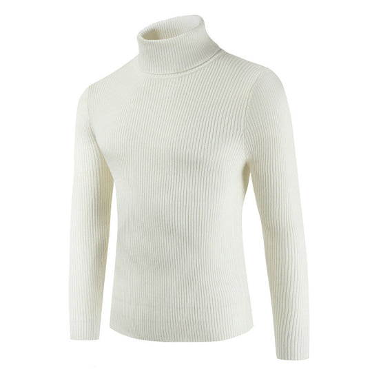 Damen Rollkragenpullover aus gehäkeltem Strick Heidi-Mode