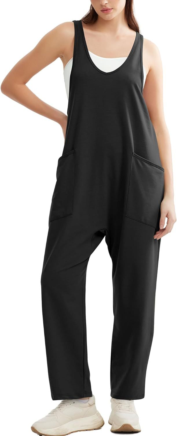 Damen Jumpsuit mit großzügigen Taschen und weichem Stretchmaterial Heidi-Mode