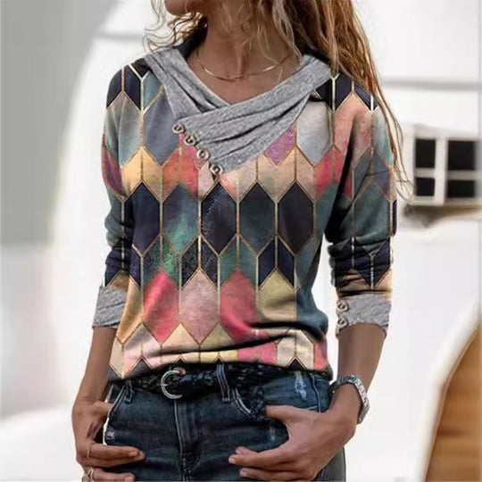 Damen modischer Pullover Heidi-Mode