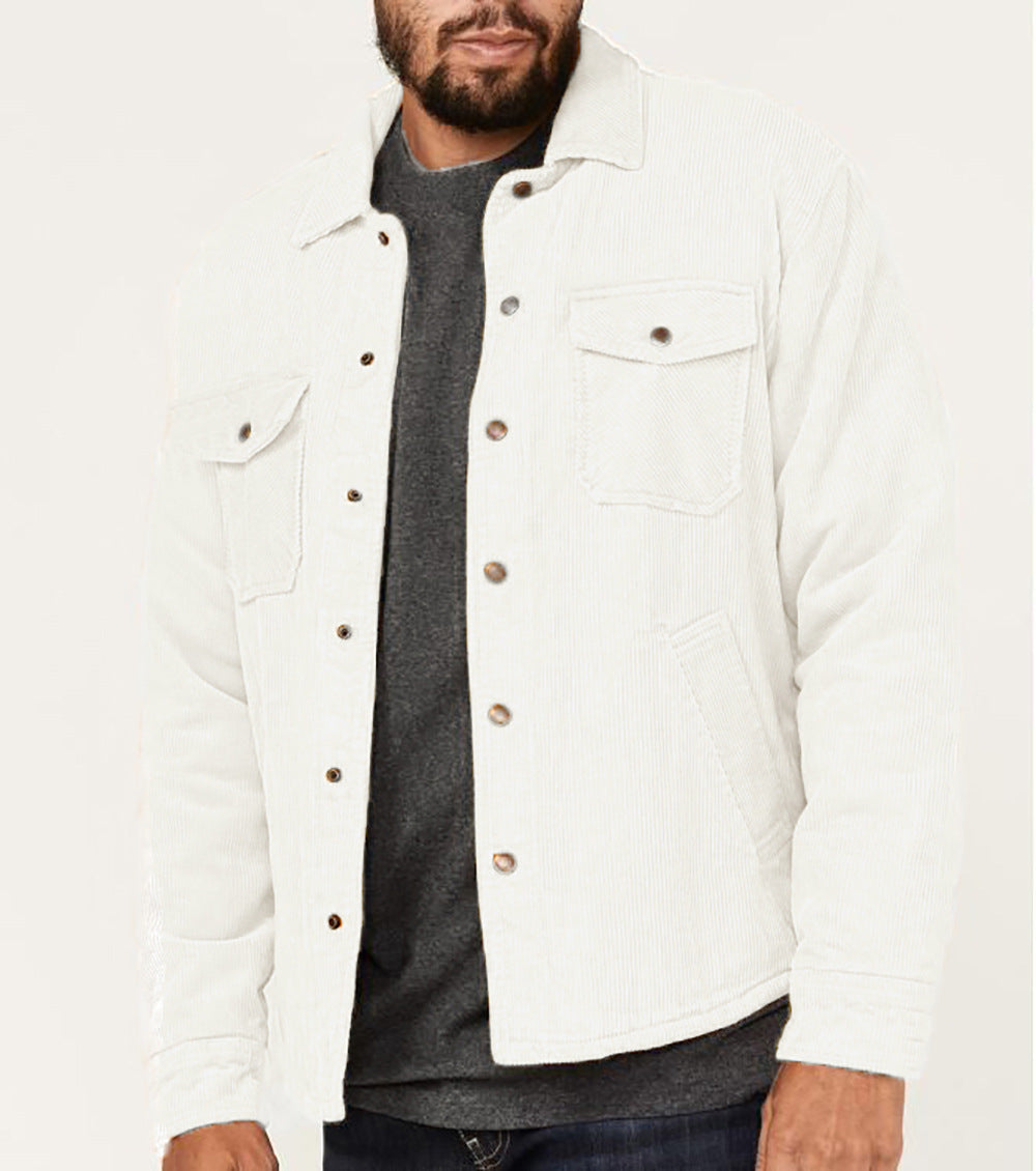 Herren Cordjacke mit praktischen Taschen und stylischem Design Heidi-Mode