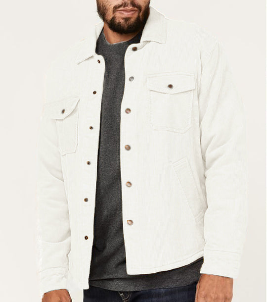 Herren Cordjacke mit praktischen Taschen und stylischem Design Heidi-Mode