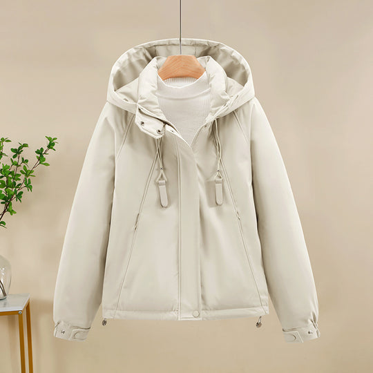 Damen Funktionale Softshelljacke mit verstellbarer Kapuze und hochwertigen Reißverschlüssen Heidi-Mode