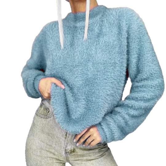 Damen Kuscheliger Pullover Heidi-Mode
