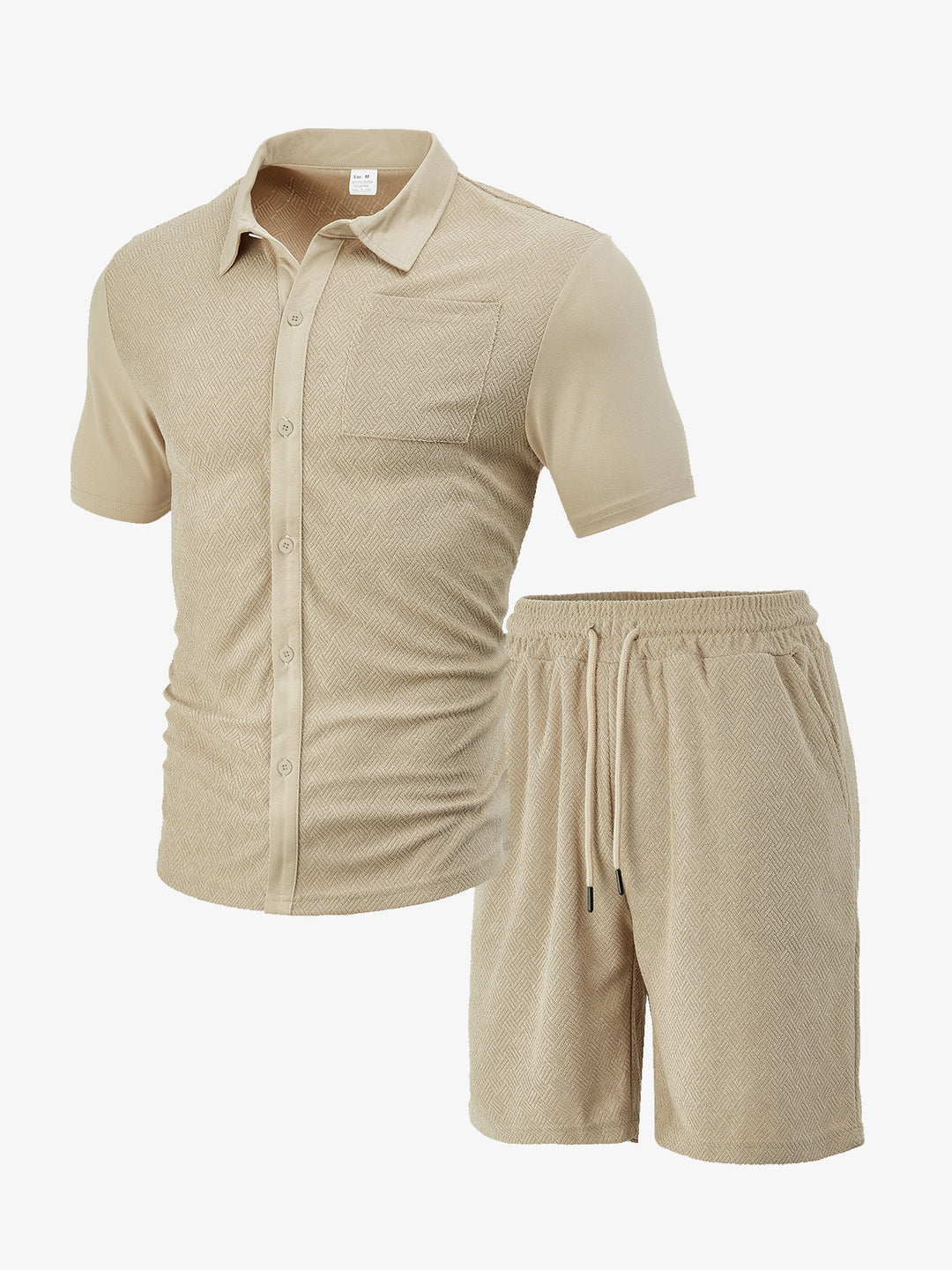 Herren Freizeit Outfits mit atmungsaktiver Textur und praktischen Taschen Heidi-Mode