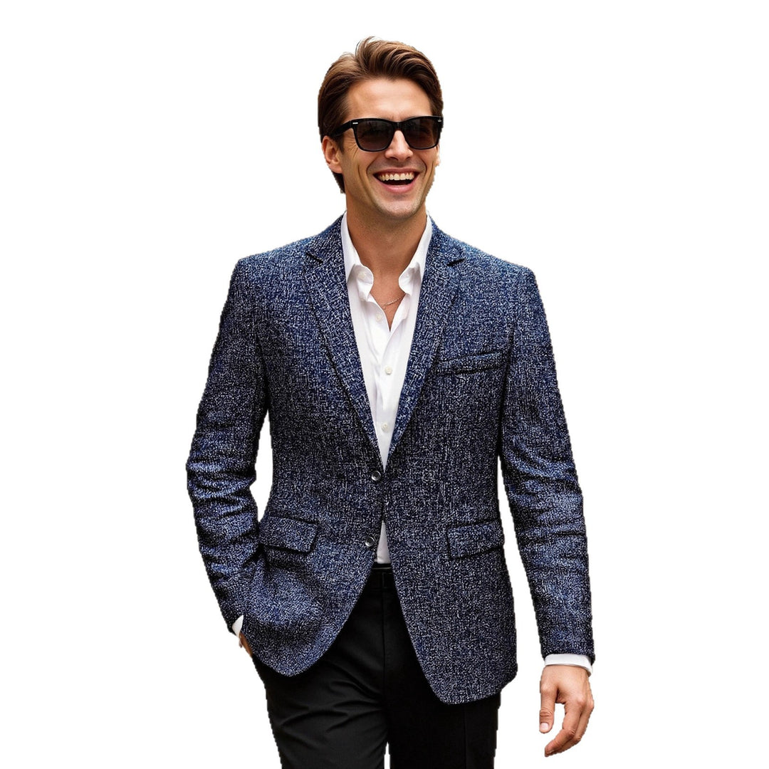 Herren eleganter Blazer aus Wolle Heidi-Mode