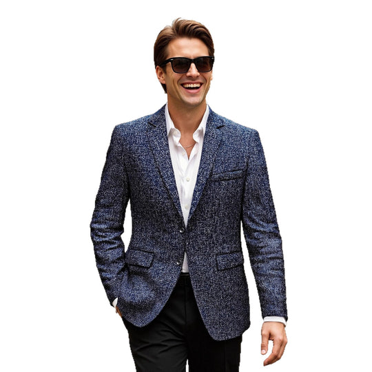 Herren eleganter Blazer aus Wolle Heidi-Mode