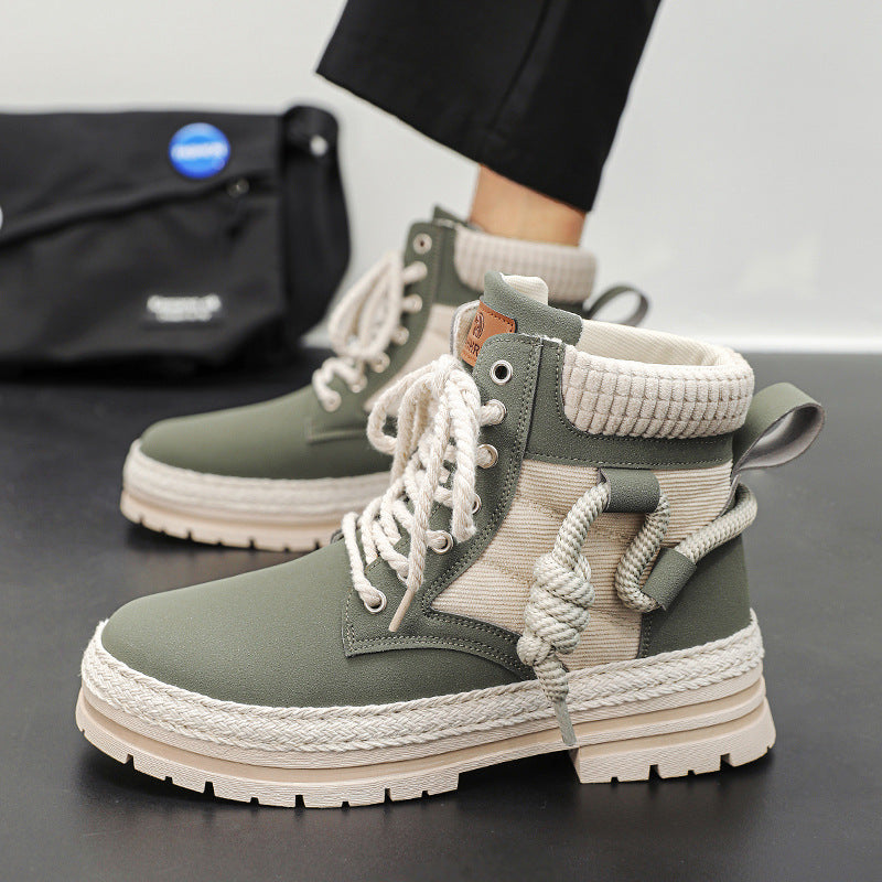 Damen modische und bequeme Winterstiefel mit hohem Kragen und rutschfester Sohle Heidi-Mode