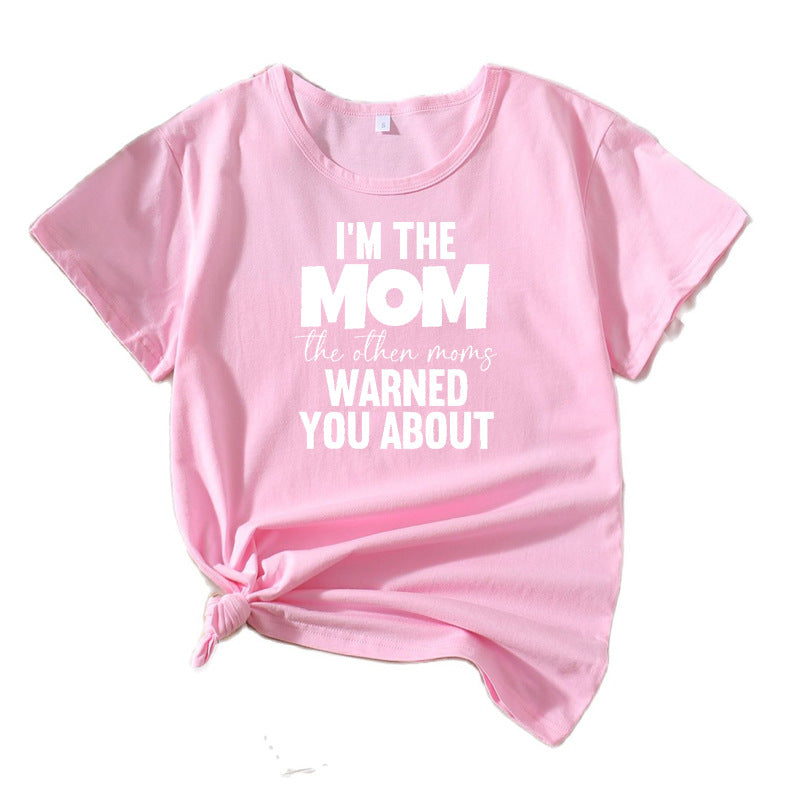 Frauen Casual Mama Spruch T-Shirt Heidi-Mode