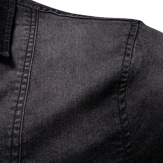 Herren Jeanshemd Heidi-Mode