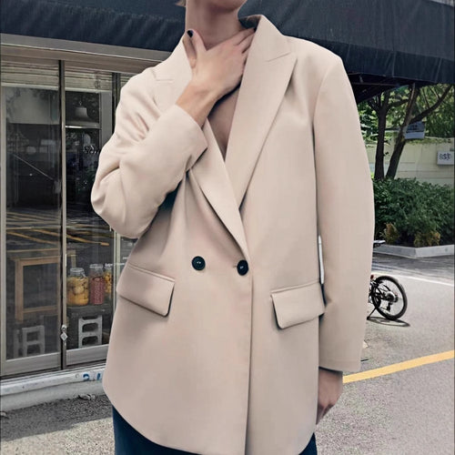 Damen Modischer und eleganter Oversized Blazer Heidi-Mode