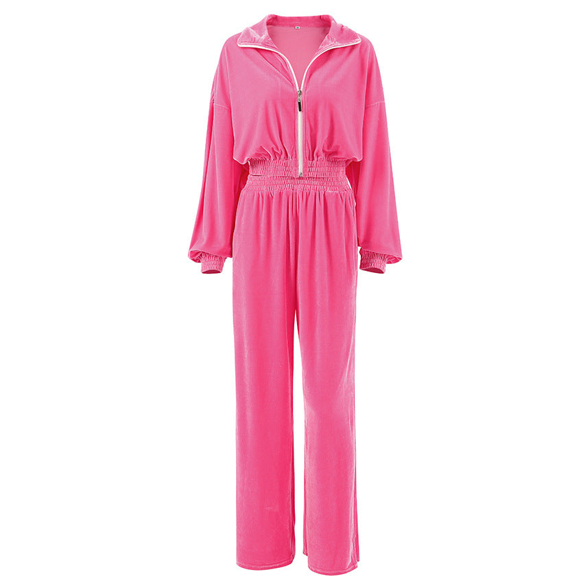 Damen bequeme Trainingsanzug mit weitem Schnitt Heidi-Mode