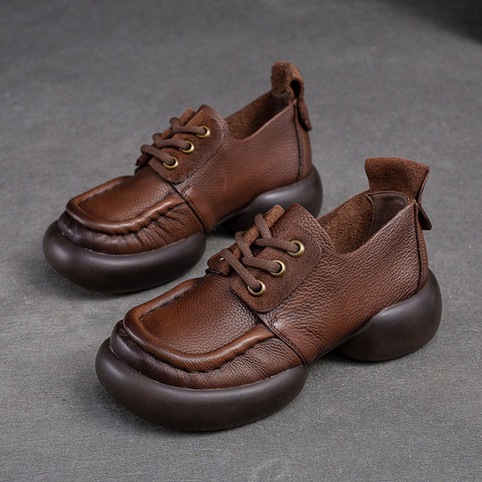 Damen Trendige Sneakers im Urban Style mit extraleichter Sohle und komfortablem Lederobermaterial Heidi-Mode