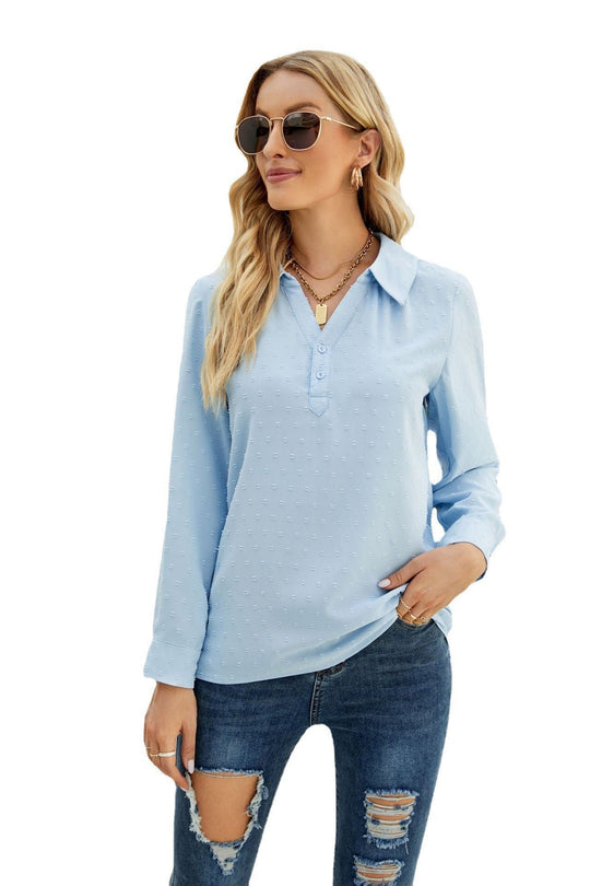 Heidi-Mode | Stehkragen Langarm Jacquard Pom Pom Freizeit Lockeres Oberteil