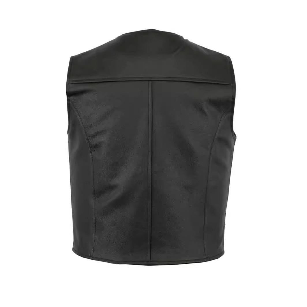 Herren lässige weste mit praktischen Reißverschlusstaschen Heidi-Mode