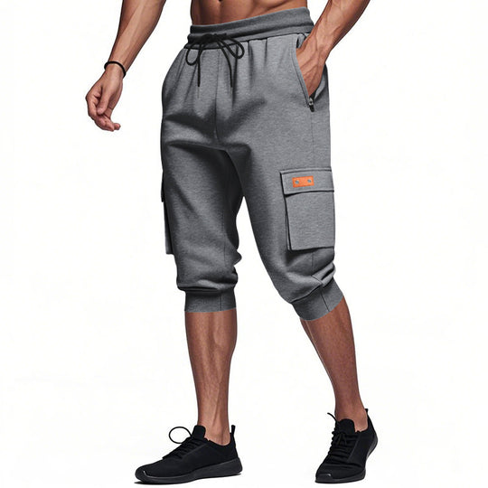 Herren Cargo-Shorts mit elastischem Bund und praktischen Seitentaschen Heidi-Mode