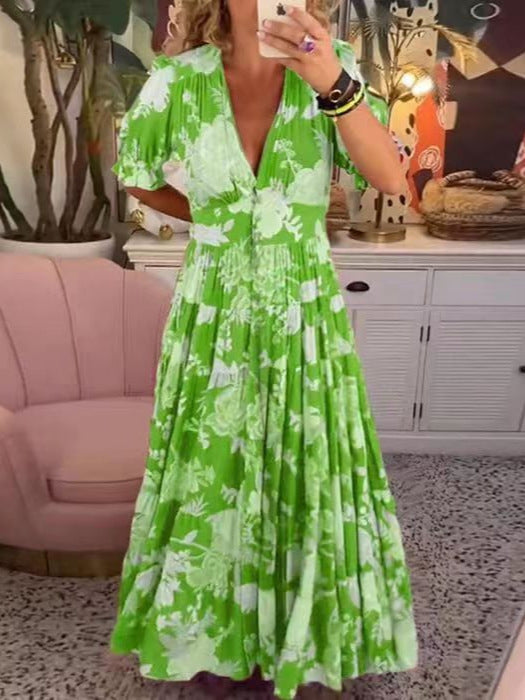 Heidi-Mode | Strandkleid Locker Langes Strandkleid