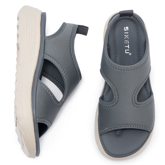 Damen Sportliche Sandalen mit stoßdämpfender Sohle und anatomischer Unterstützung Heidi-Mode