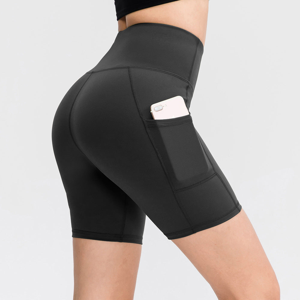 Damen Sportliche Hochgeschnittene Shorts Heidi-Mode