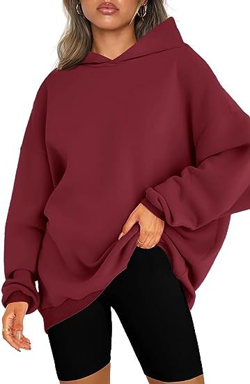 Damen oversized Kapuzenpullover Heidi-Mode