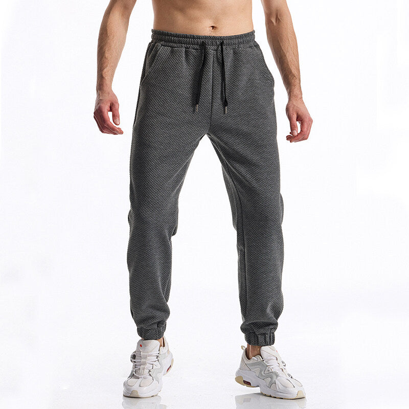 Herren Freizeit-Jogginghose mit elastischem Bund und atmungsaktiven Stoffen Heidi-Mode