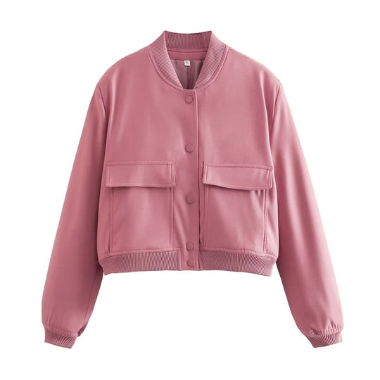 Damen modische Utility-Jacke mit praktischen Taschen und edlem Schnitt Heidi-Mode
