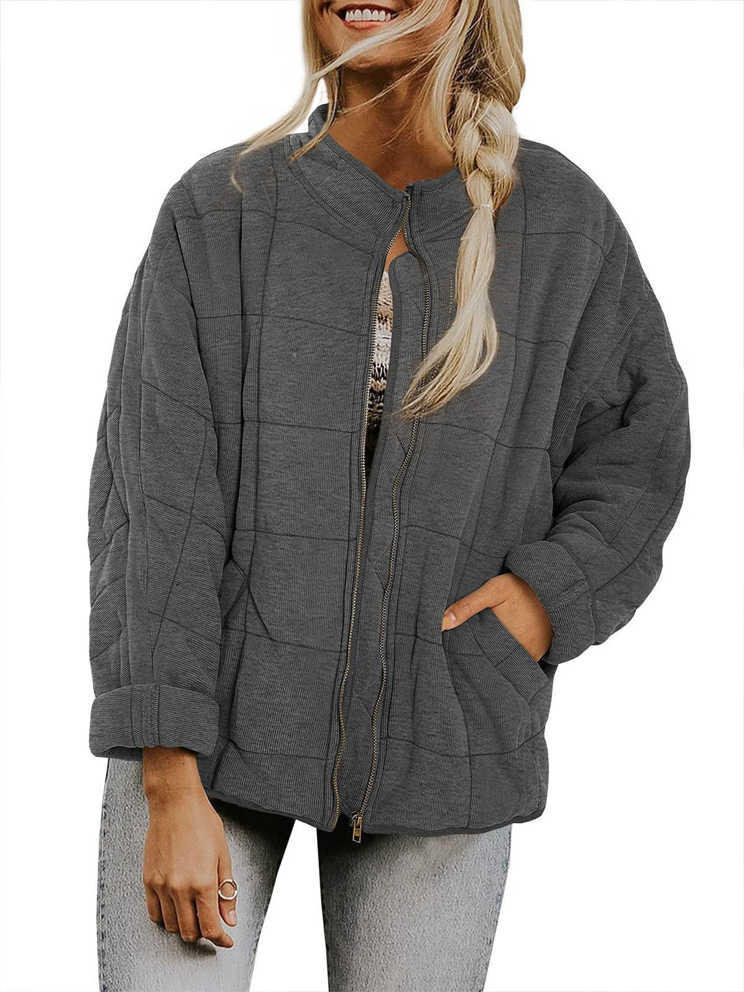 Damen Übergröße Steppjacke Heidi-Mode