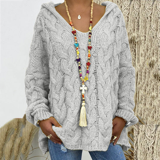 Heidi-Mode | V-strick Hoodie