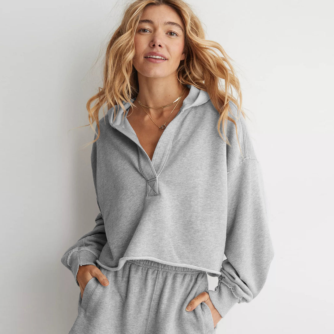 Damen Oversized Kapuzenpullover Heidi-Mode