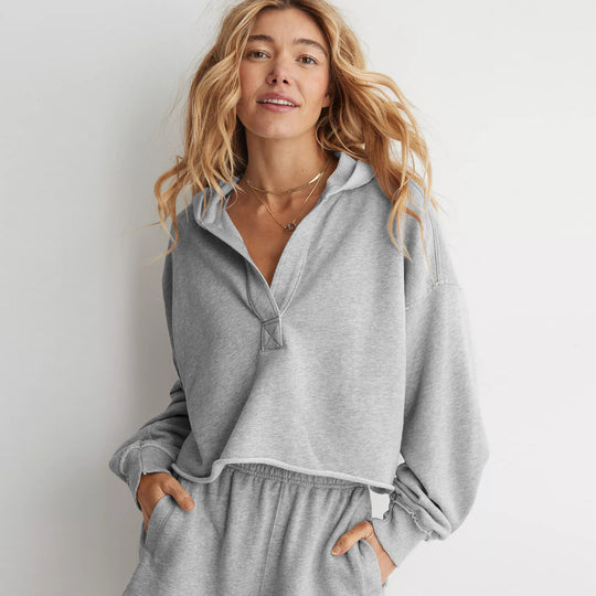 Damen Oversized Kapuzenpullover Heidi-Mode
