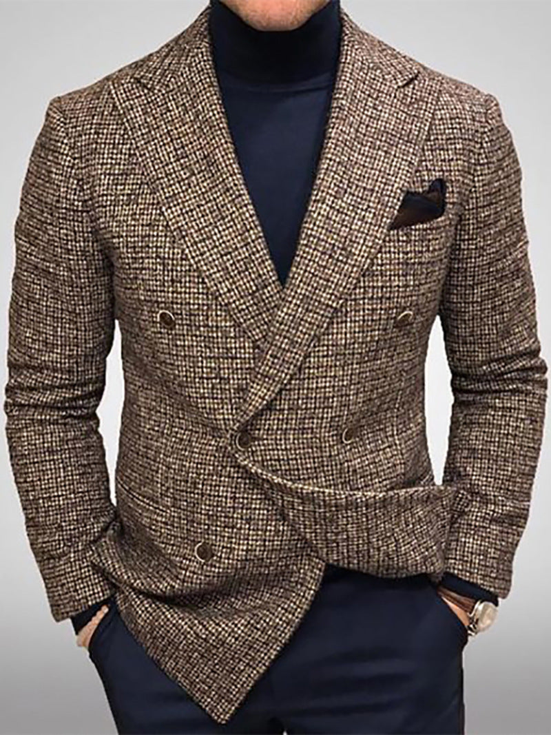 Herren stylischer doppelt-geknöpfter Blazer Heidi-Mode